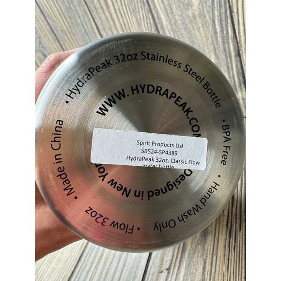 HydraPeak 32oz Stainless Steel Water Bottle Boston University Terriers - Picture 4 of 4